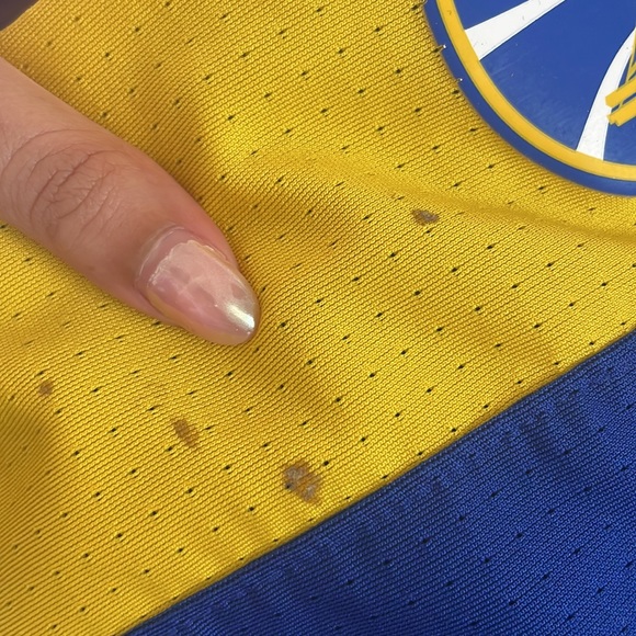 [866941-495] Mens Nike NBA Golden State Warriors Practice Shorts - Picture 4 of 6